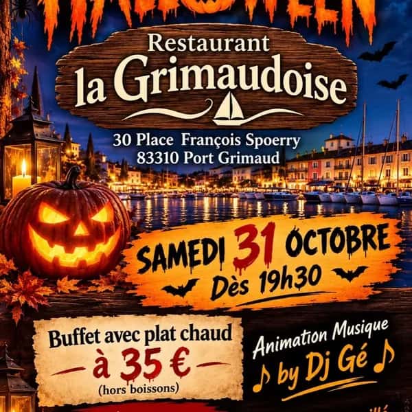 Halloween au restaurant La Grimaudoise