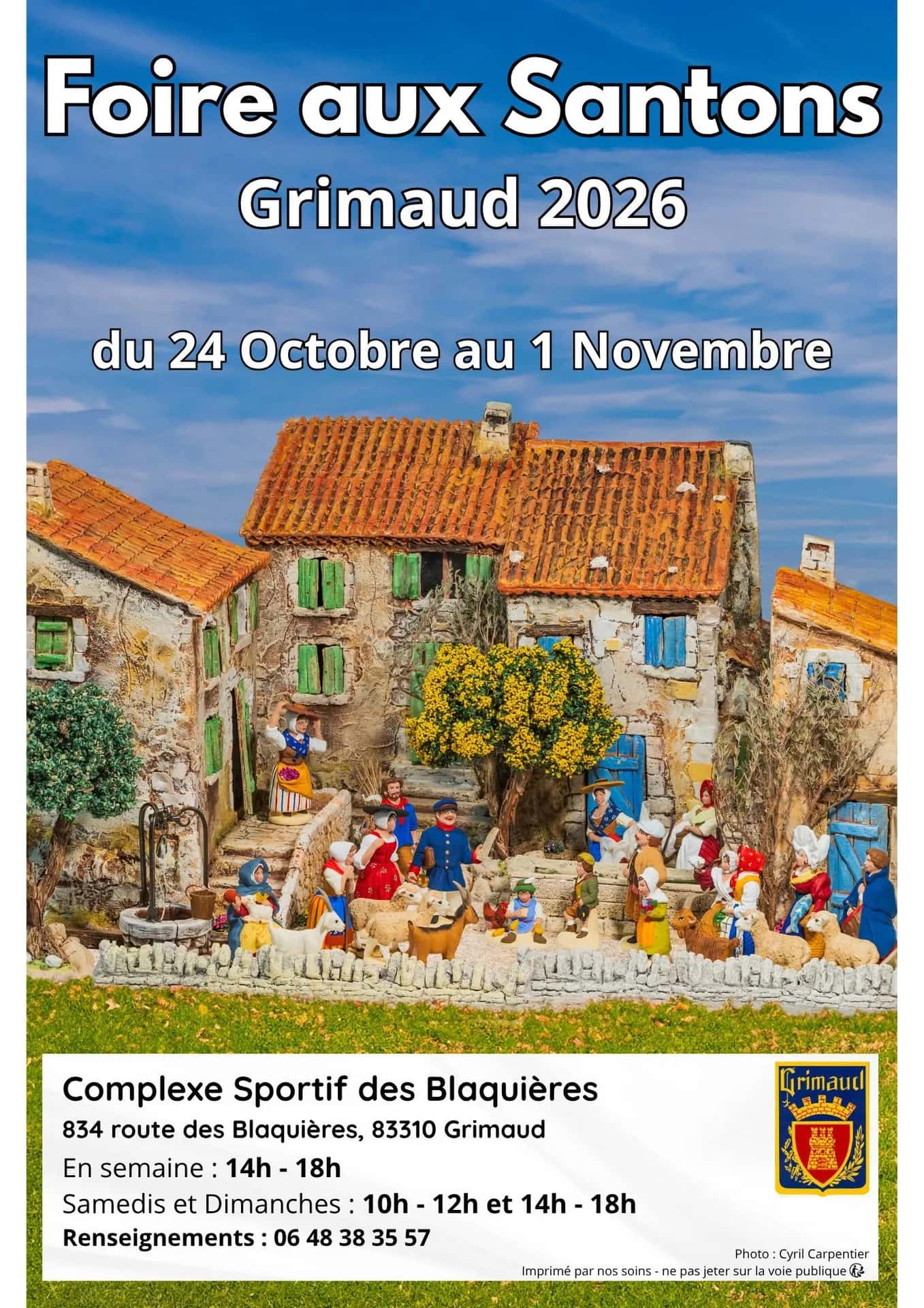 Foire aux santons à Grimaud