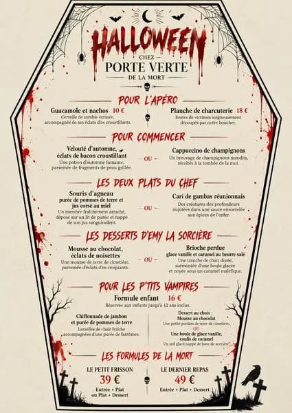 HALLOWEEN Chez Porte Verte de la Mort  2